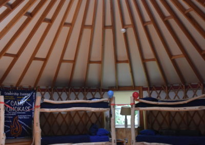 Yurts Ceiling at Chenoweth Trails