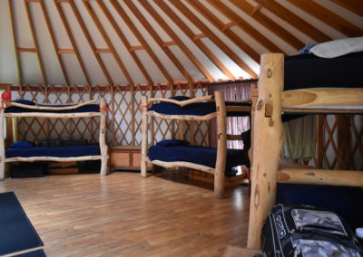 Yurts Inside at Chenoweth Trails
