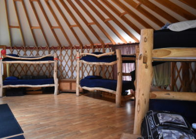 Yurts Inside at Chenoweth Trails
